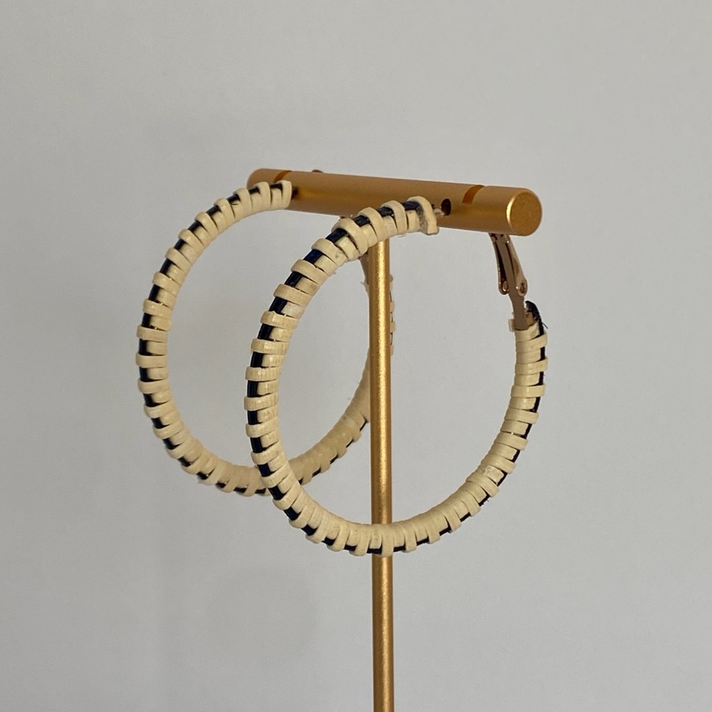 Handmade Nantucket Style Woven 1.75” Hoops